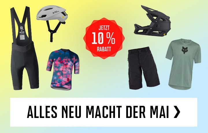 Alles neu macht der Mai: Spare 10% auf Bekleidung mit dem Code MAI2026