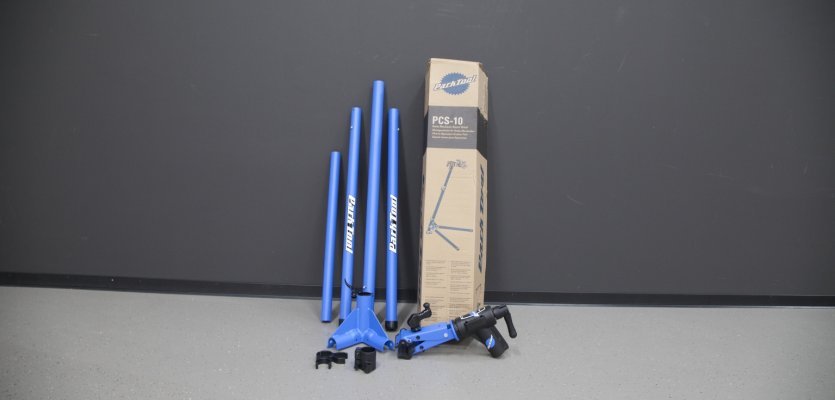 The Park Tool PCS-10 has to be assembled before you can use it. 