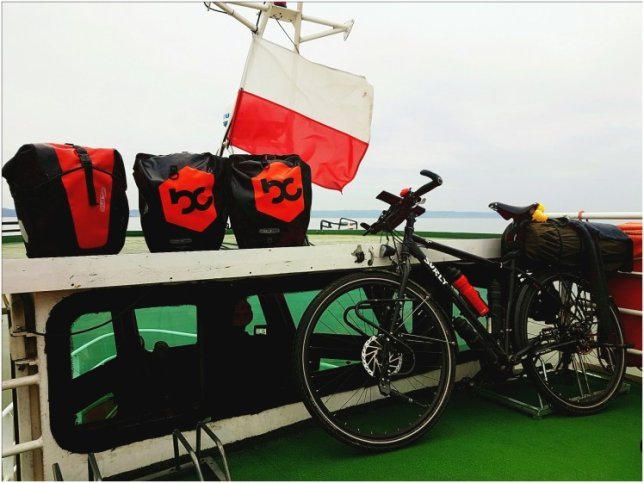 My bike and a ferry