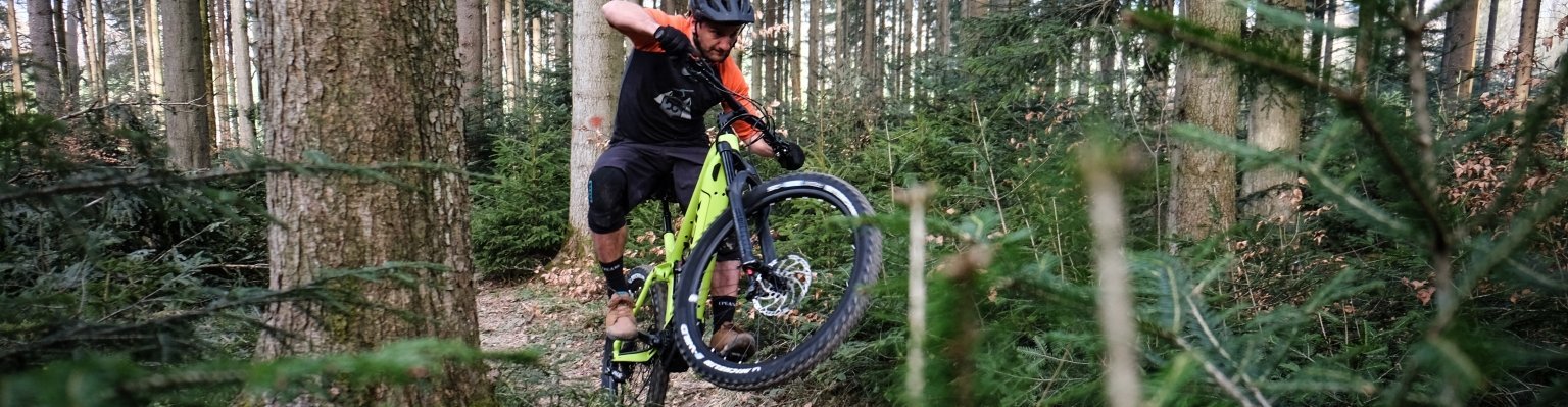 E-MTB Bergauf Trail Fahrspaß