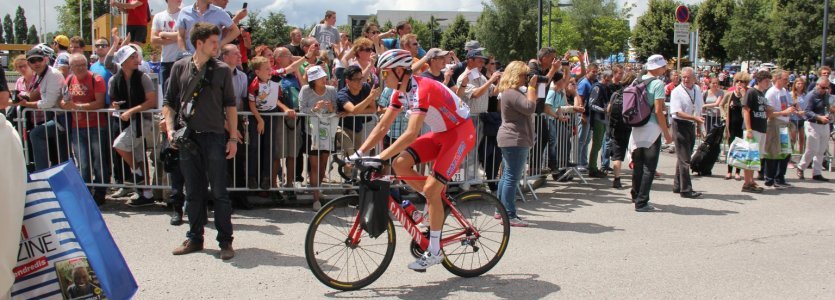 Christopher von bc bei der Tour de France 2014