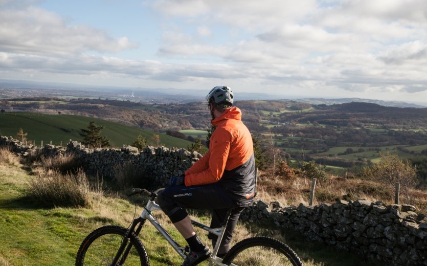 Schöner Blick über Clwyd in Wales.