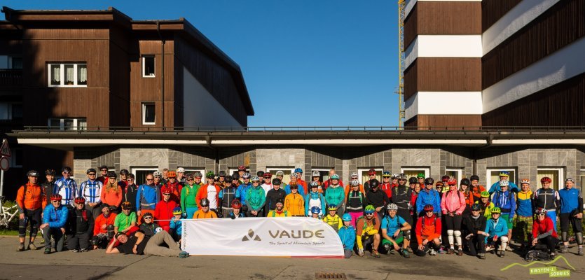 bc beim Vaude Händlerwochenende auf dem Rabenberg