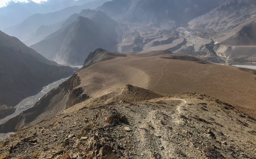 Himalaya Gebirge Biken Trail Aussicht