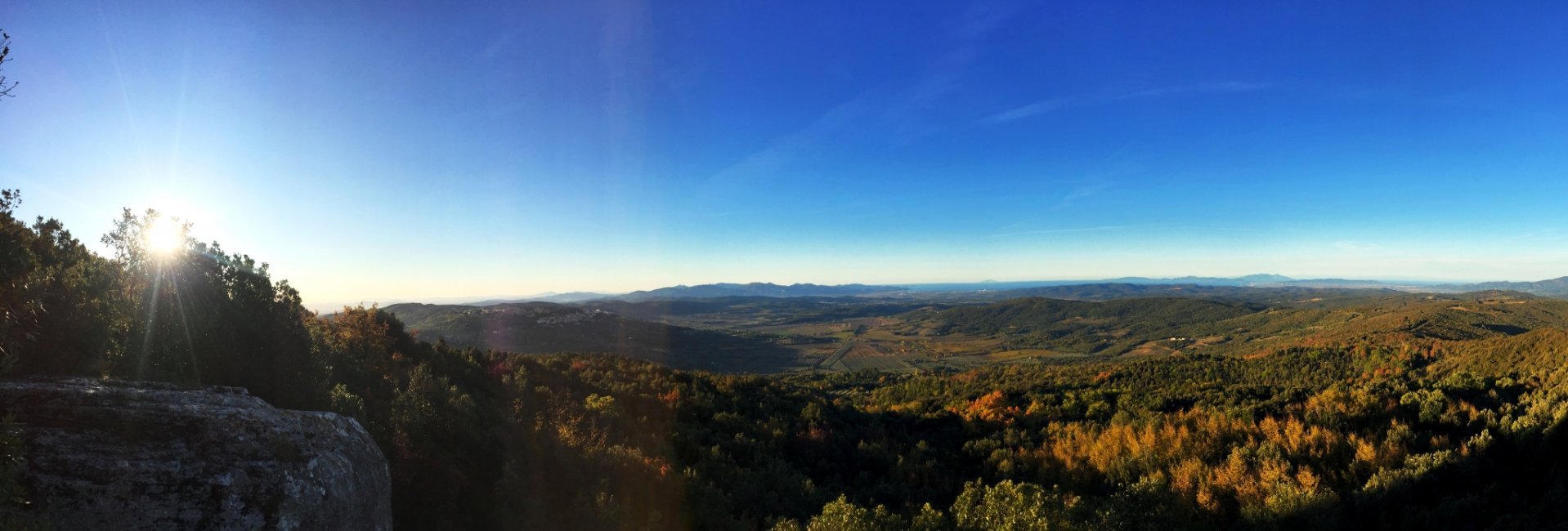 Panorama am Monte Arsenti