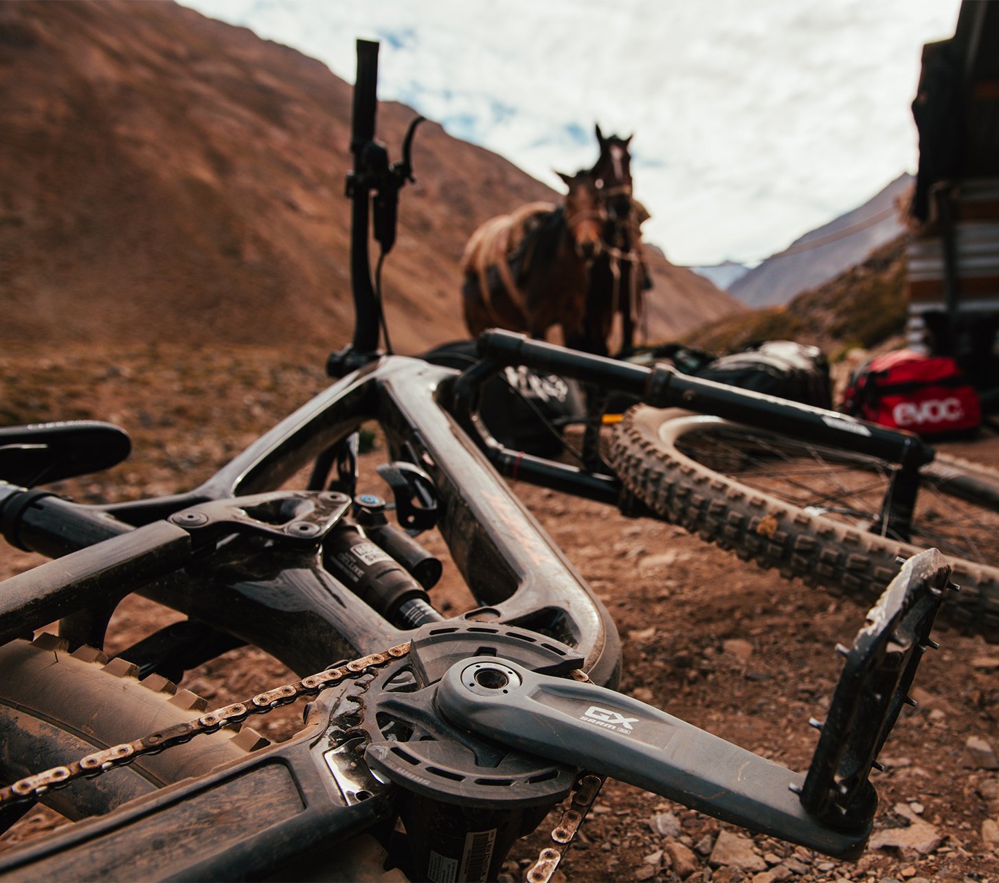 Mountainbike mit GX Eagle Transmission Antrieb von SRAM