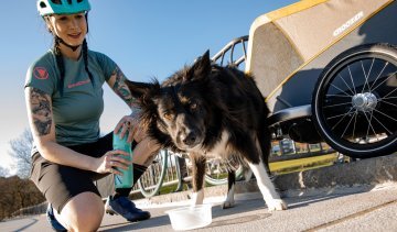 Croozer Dog Peppa: un moderno remolque para perros en prueba
