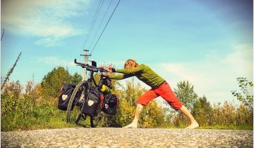 Ein Mann, ein Zelt, ein Fahrrad. Teil 4: Voran in die Vergangenheit