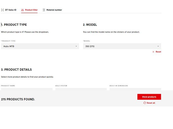 1.2: Use the product finder on the product support page to find your product 