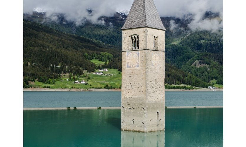 Kirchturm im Reschensee