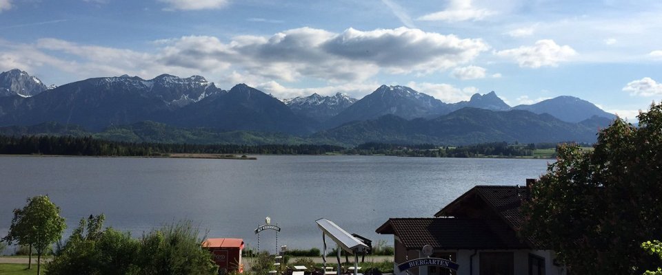 Hotel Sommer is located right by Lake Forggensee.