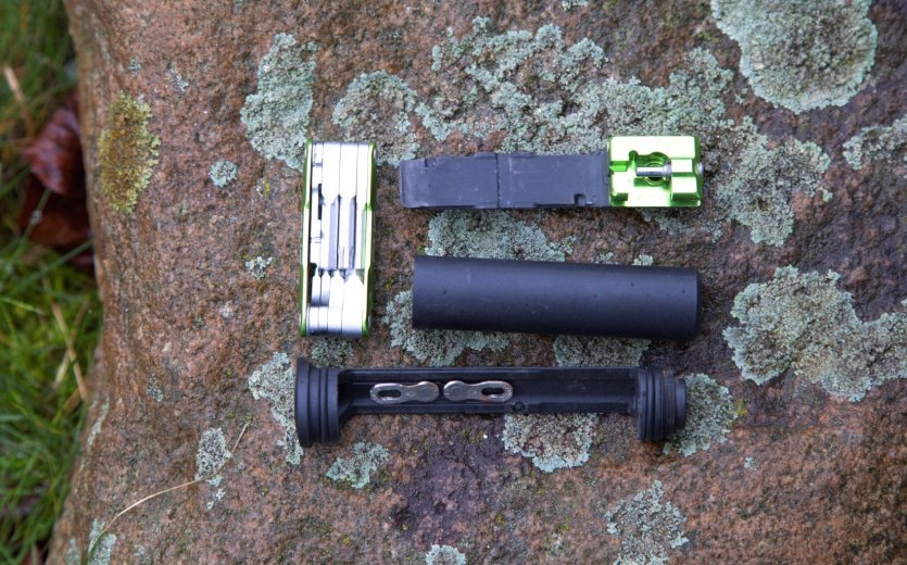 The individual pieces of the EDC Tool System.