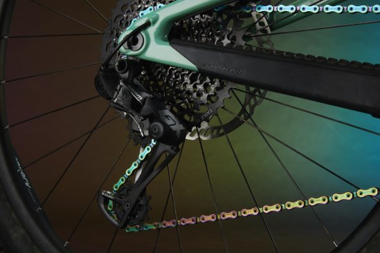 Moderne 1x12-Antriebe sind mittlerweile Standard am Mountain Bike. Hier: SRAM GX Eagle. 