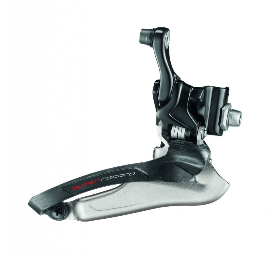 Campagnolo Super Record 12-speed front derailleur.