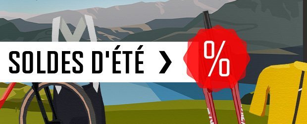 Bannière promotionnelle pour le Summer Sale chez bike-components