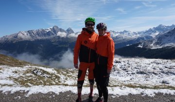 Traumhaftes Panorama auf dem Gipfel