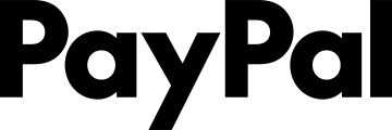 PayPal Logo Wortmarke in Schwarz