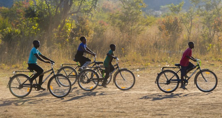 Kinder Schulweg Fahrrad