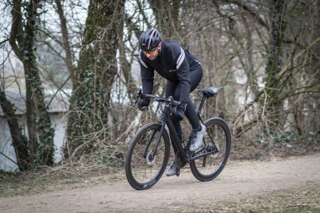 David during a test ride in Holland.