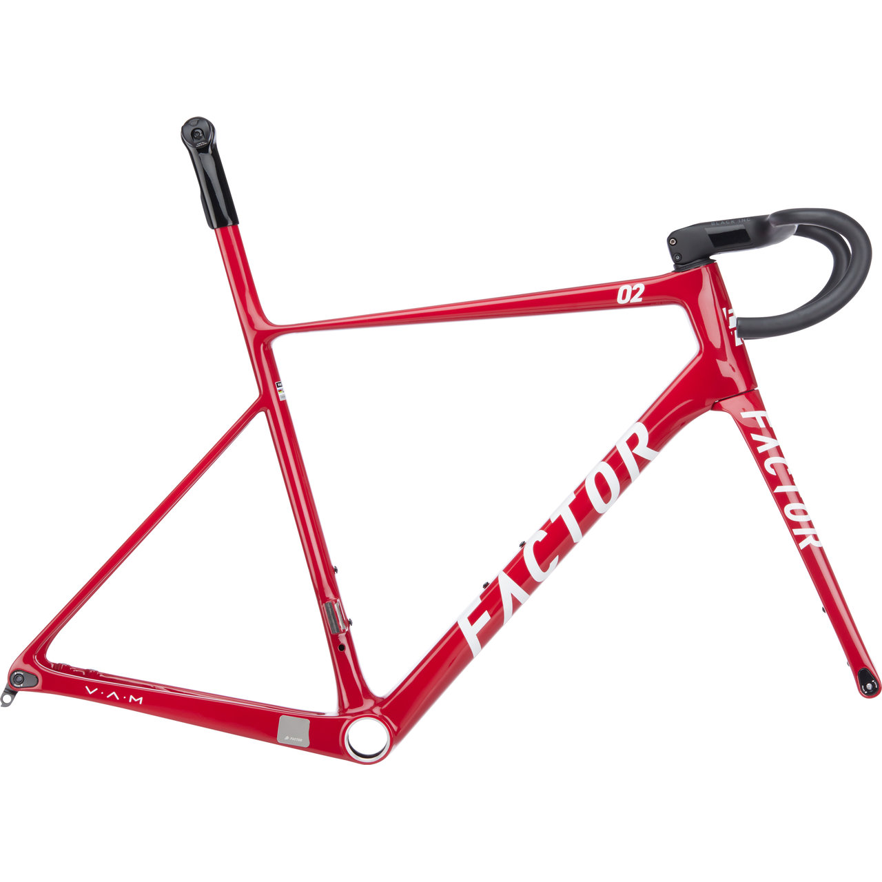 49cm Factor O2 VAM Attaquer Carbon Disc Brake Road Frameset