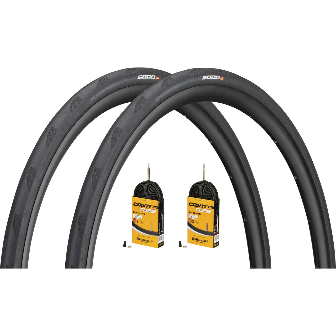 Continental Grand Prix 5000 Folding Tyre Set | bike-components