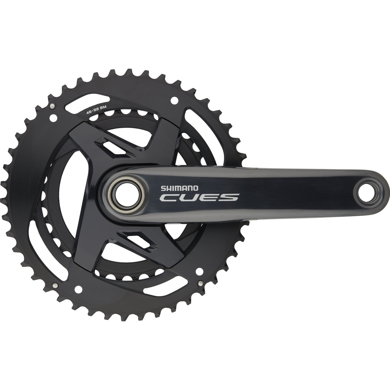 パーツ CUES FC-U8000-2 SALE! Shimano CUES FC-U8000-2 Crankset for City & Touring