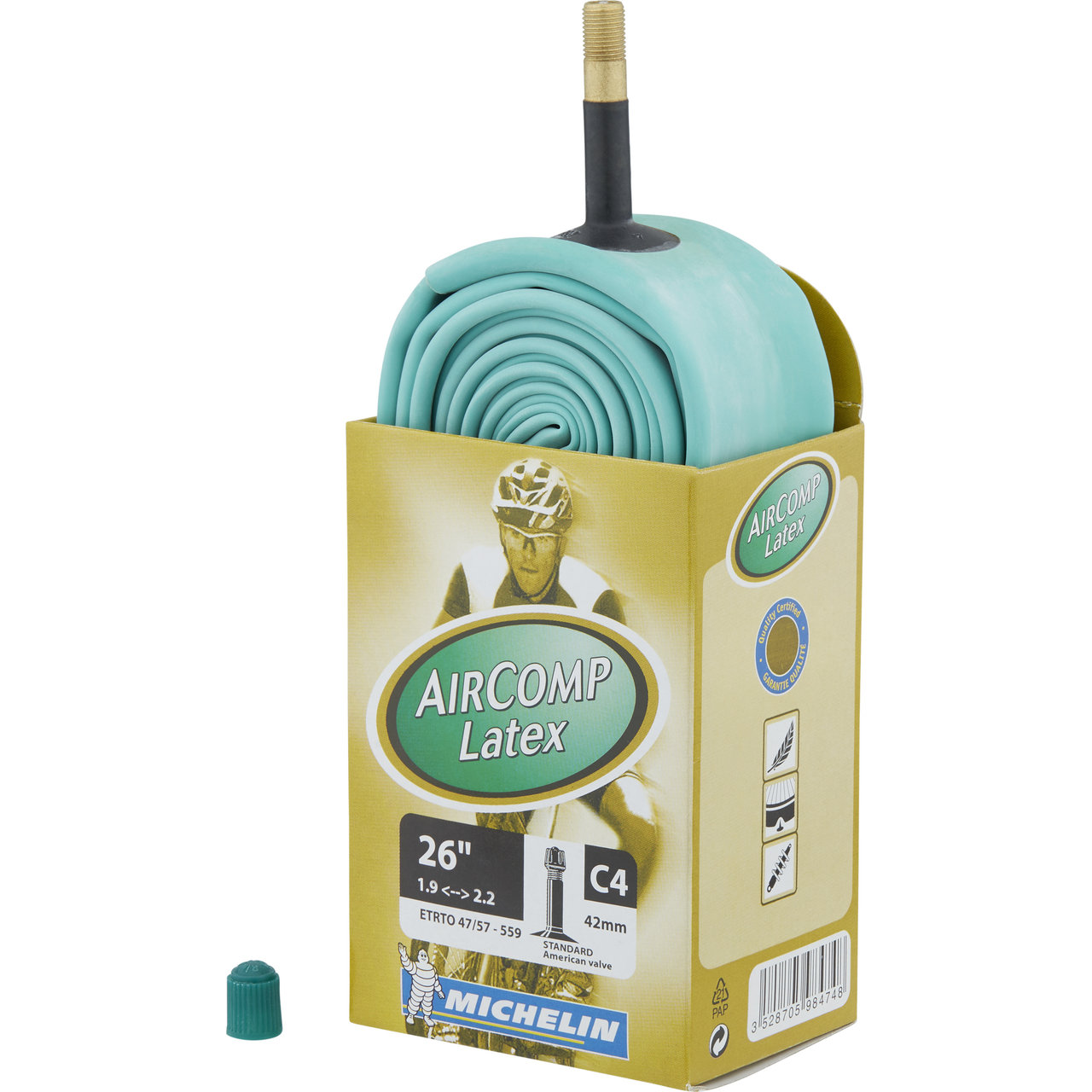 Michelin C4 Aircomp Latex MTB Tube 26