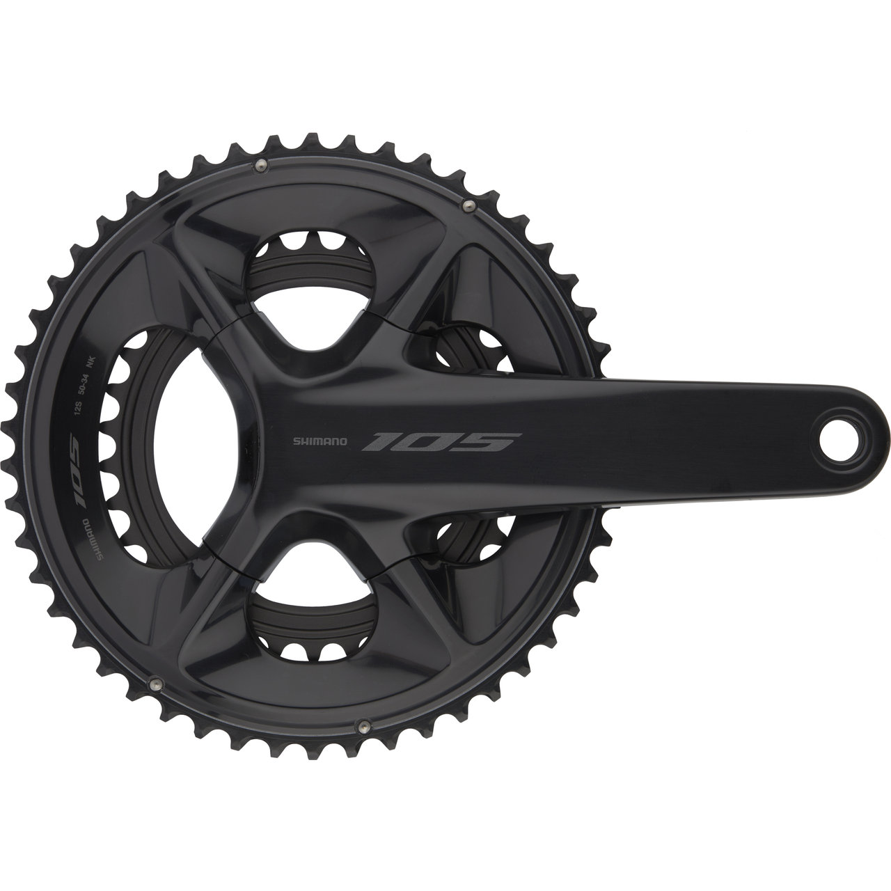 Shimano 105 FC-R7100 Crankset - Lightweight 2x12-speed
