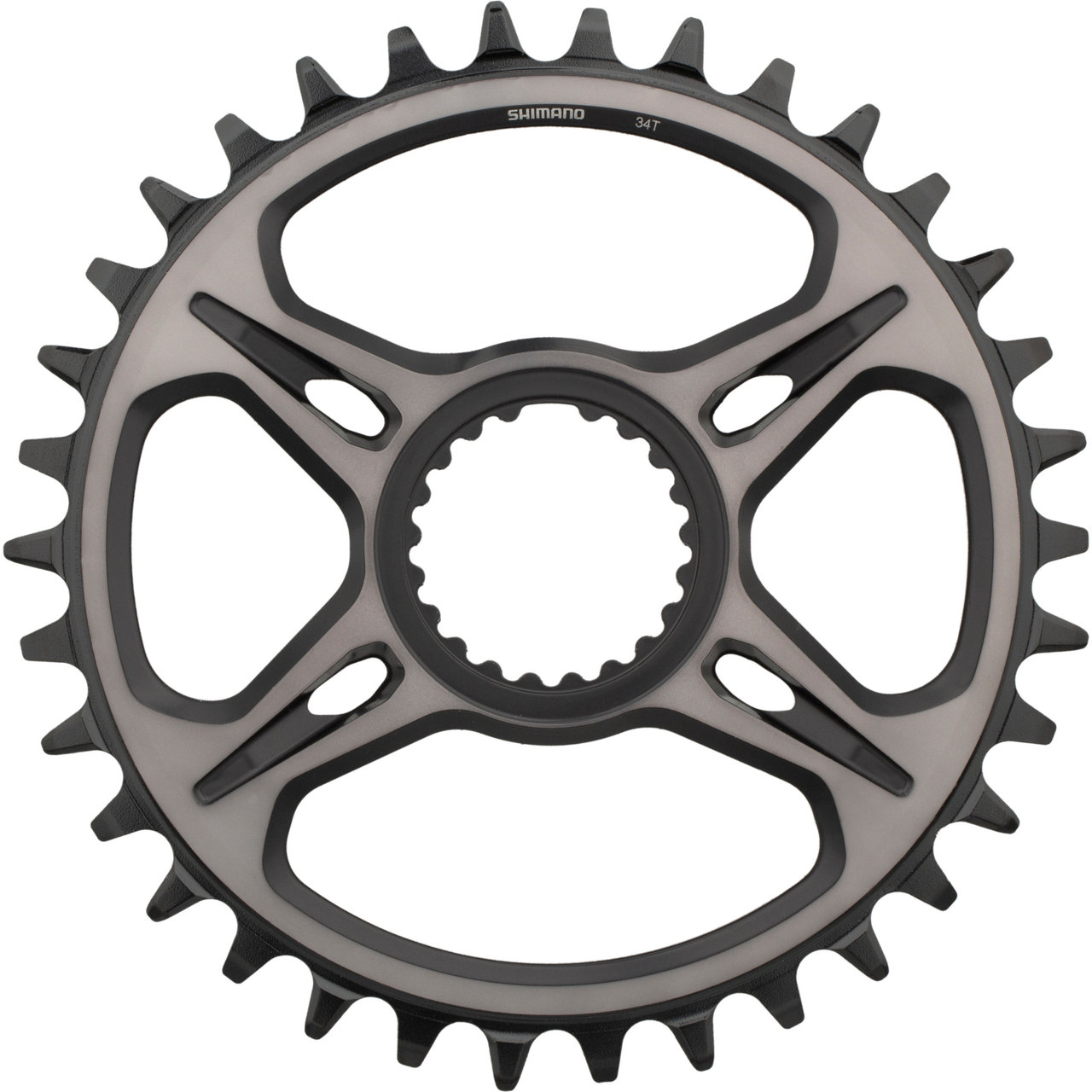 【新品】シマノSM-CRM95 34T FC-M9100-1/M9120-1用 Shimano XTR SM-CRM95 Direct Mount Chainring - 4-Arm for FC