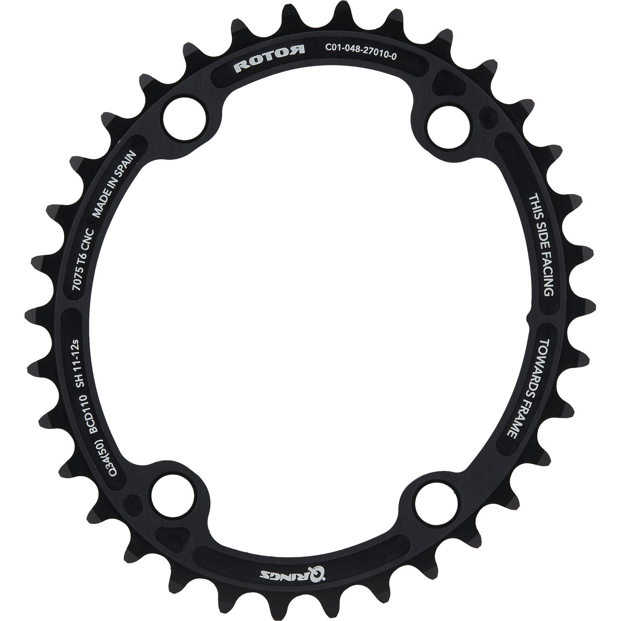 Rotor Q-Ring Aero Red Outer Chainring – RA Cycles