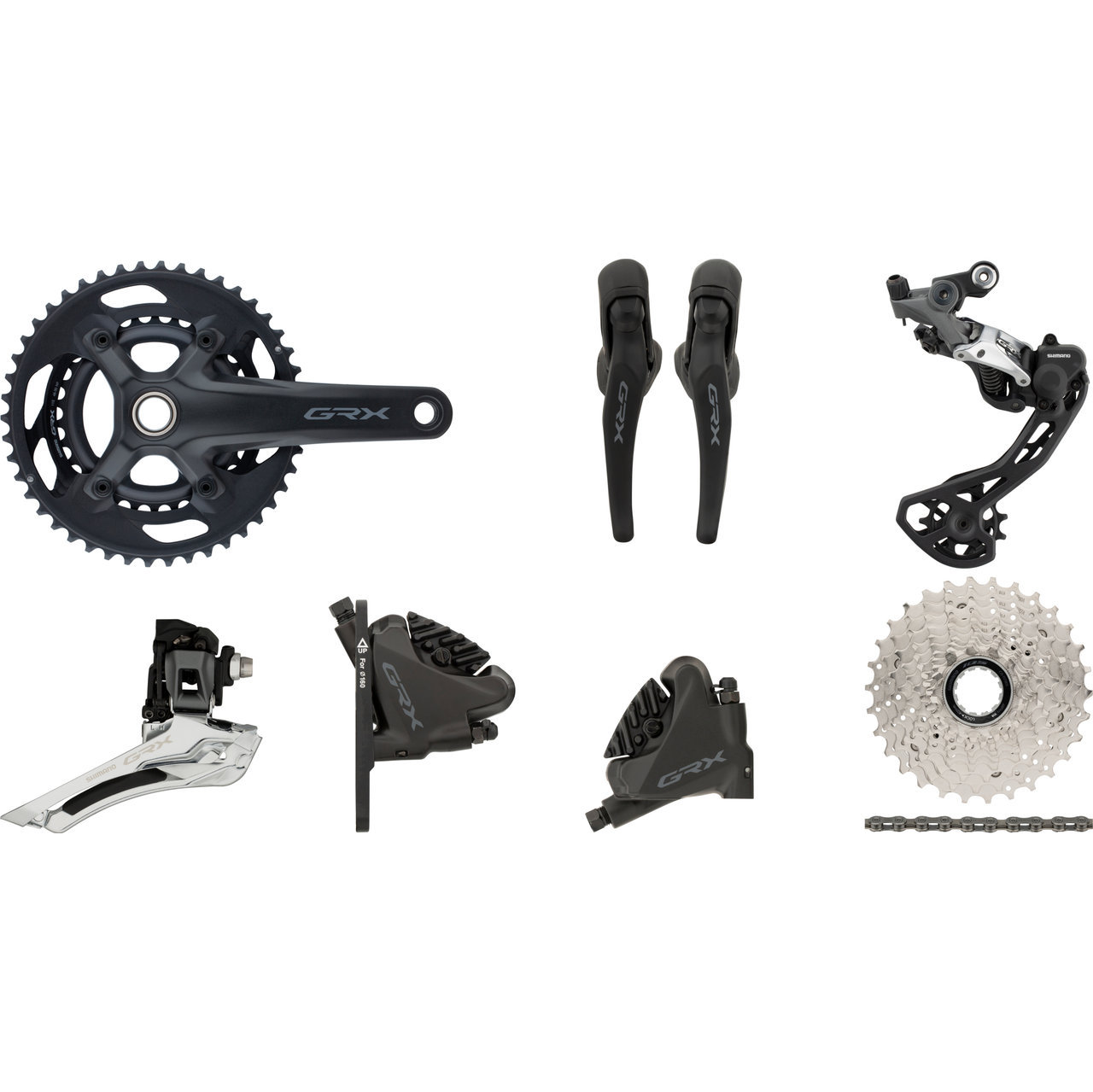 Shimano GRX グループセット Shimano GRX Limited Gravel Bicycle GROUP 11Speed 175mm Crank Disc