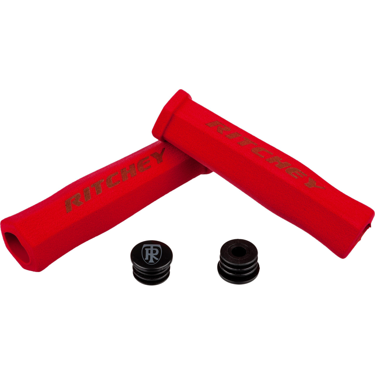 Poignées Ritchey WCS True grip Néoprène Noir Lock-on