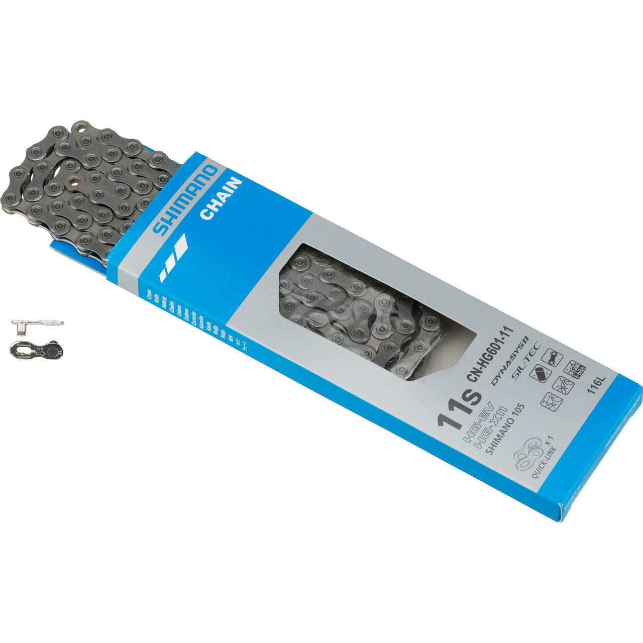 Chaîne Shimano CN-HG601 11 Vitesses - Quick Link - 116 Mailles - NEUF Sous Sachet