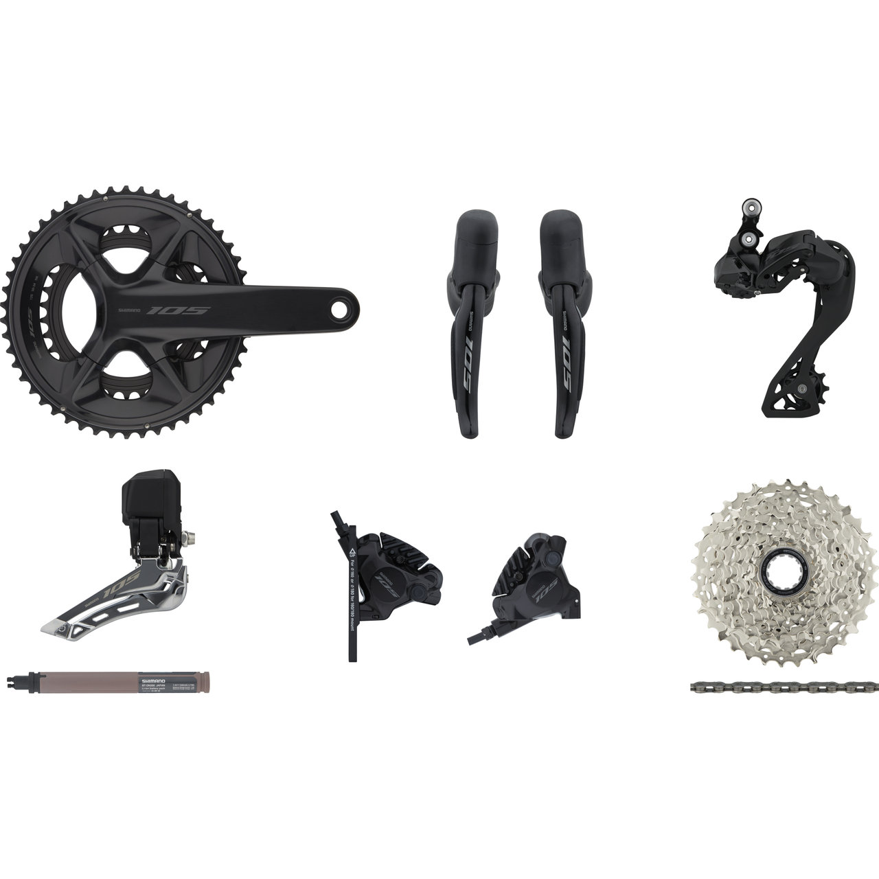 Shimano 105 Di2 R7150 2x12 Groupset - Electronic Shifting