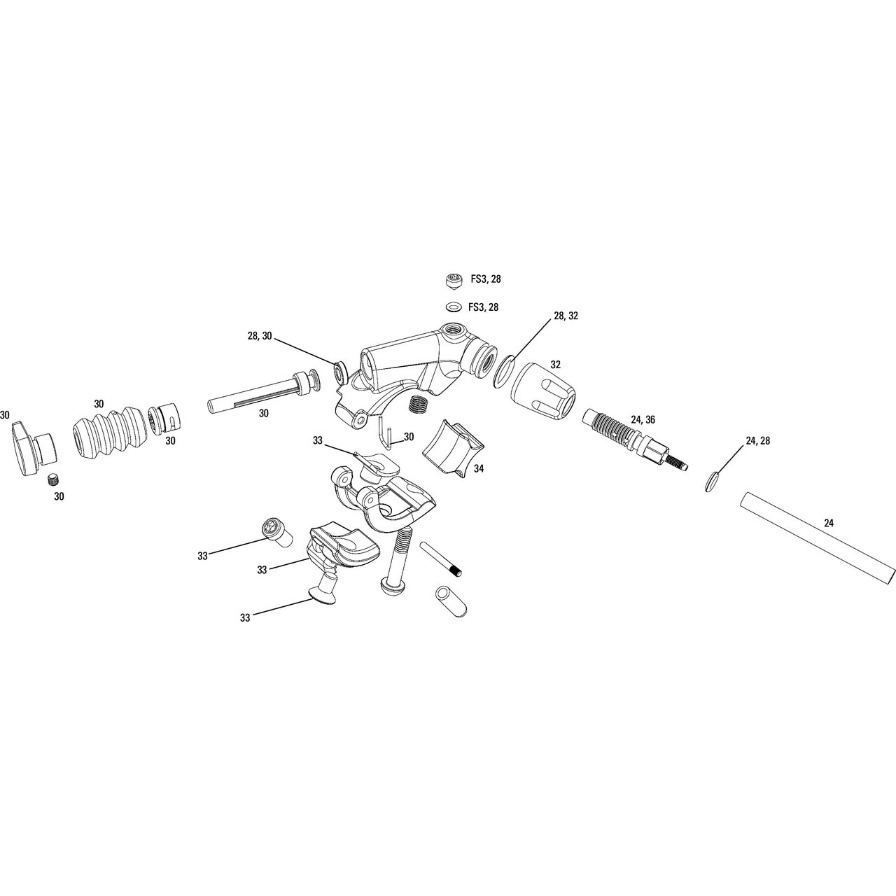 Kit de Reparo Rock Shox Reverb, (A2/2013-16), completo, (11.6818.021
