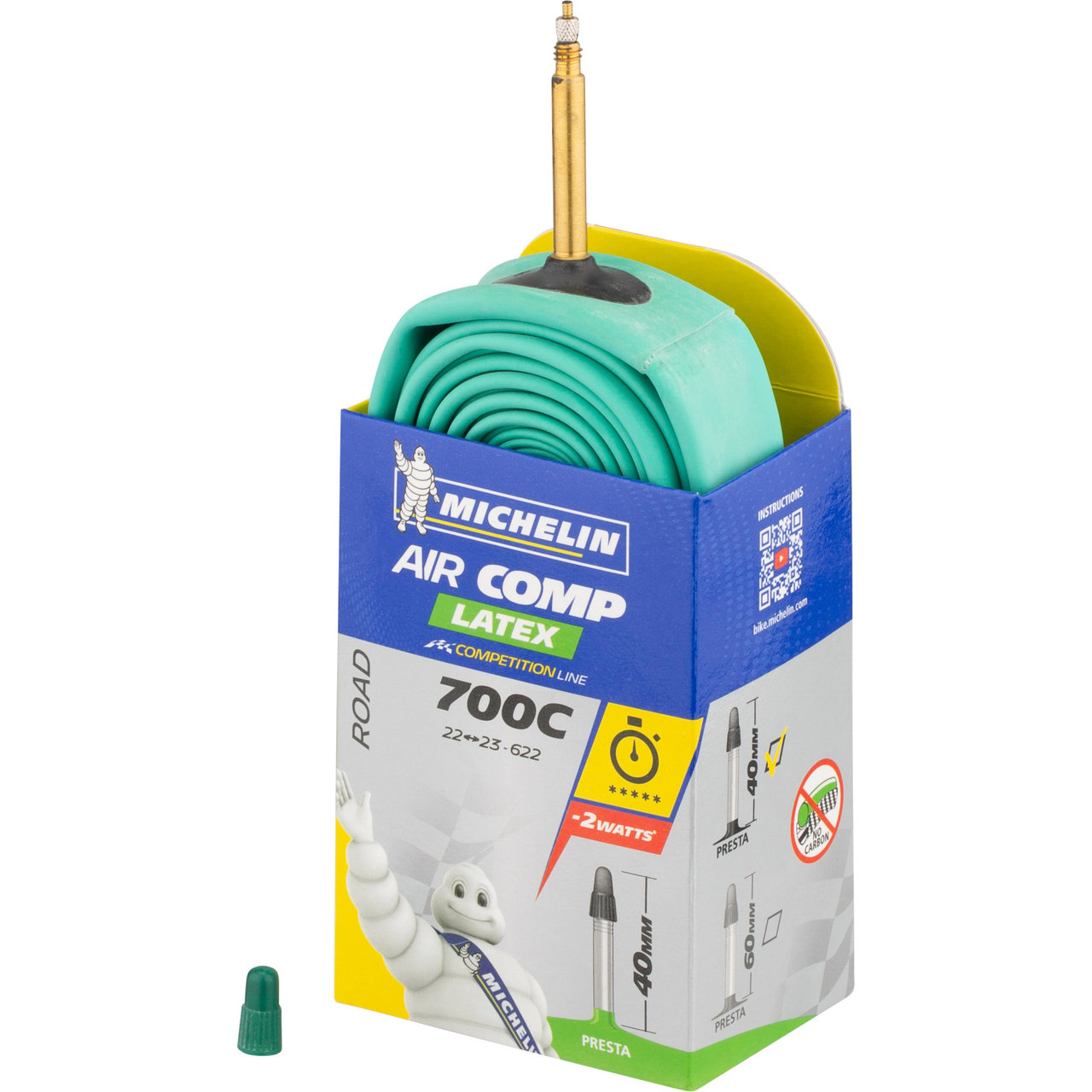 Michelin 700x18-25 AirComp Ultralight Presta 52mm A1 İç Lastik