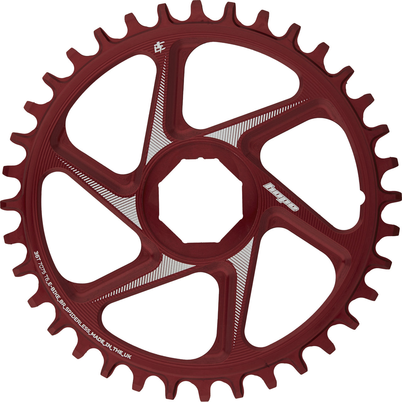 SALE! Hope R22 Spiderless Chainring for Brose 34/36 T bike