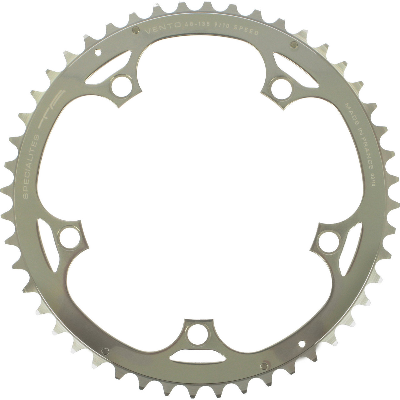 Plateau Intérieur Campagnolo Alu – 42 Dents – BCD 135mm – Modèle BREV – Occasion