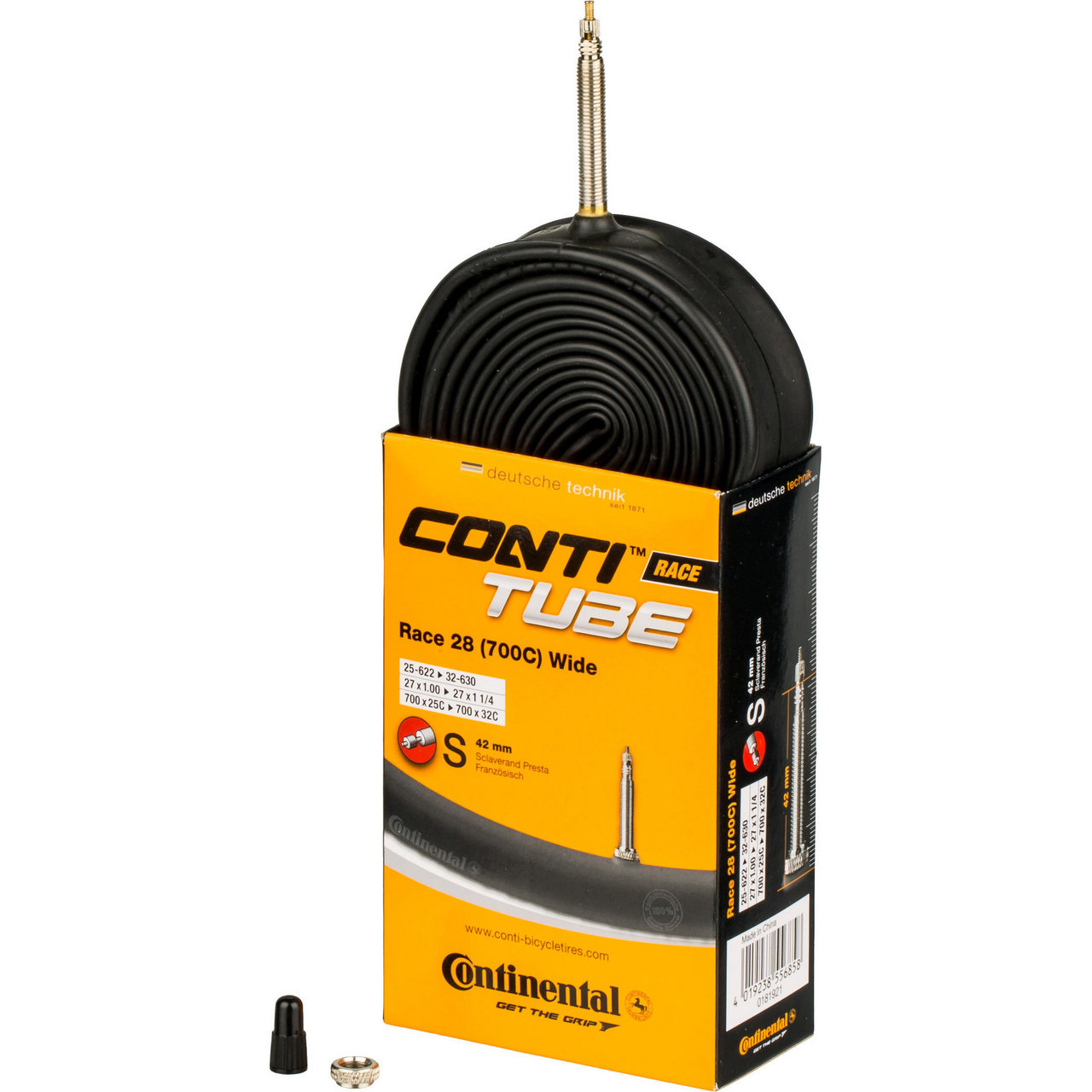 Continental Race 28 Wide Inner Tube – ideal for road cyclists