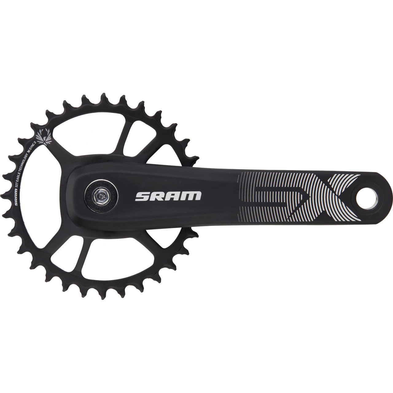 SRAM SX Eagle Boost 148 PowerSpline 12-speed crankset - bike