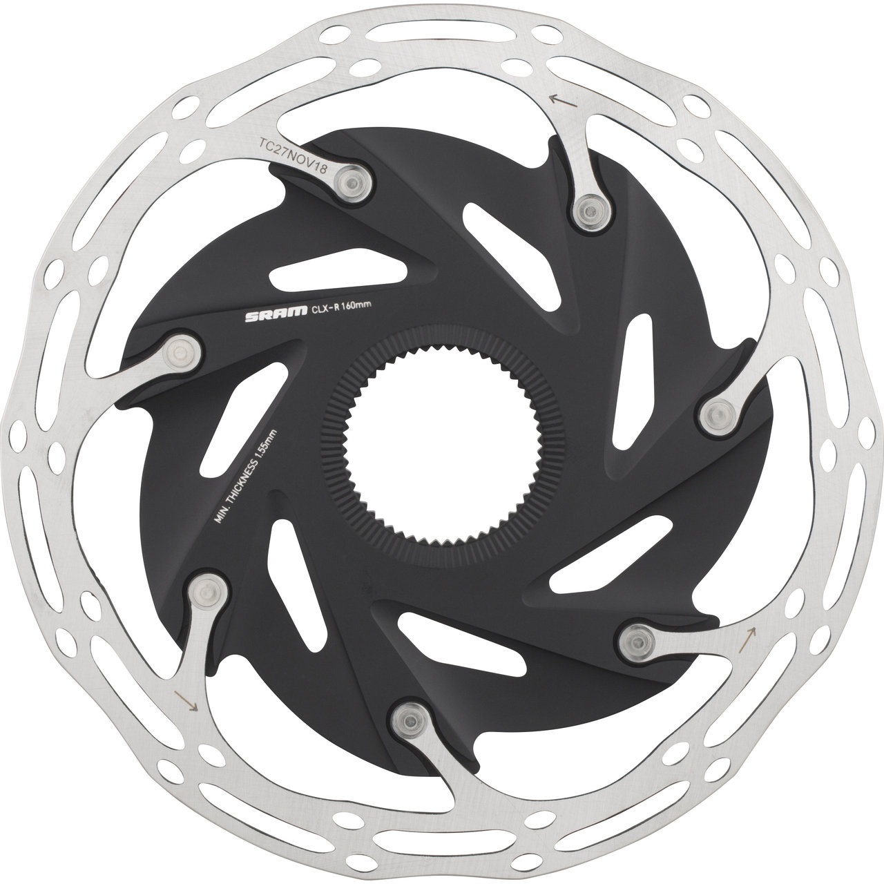 SRAM Centerline Rounded XR Center Lock Bremsscheibe 2-teilig