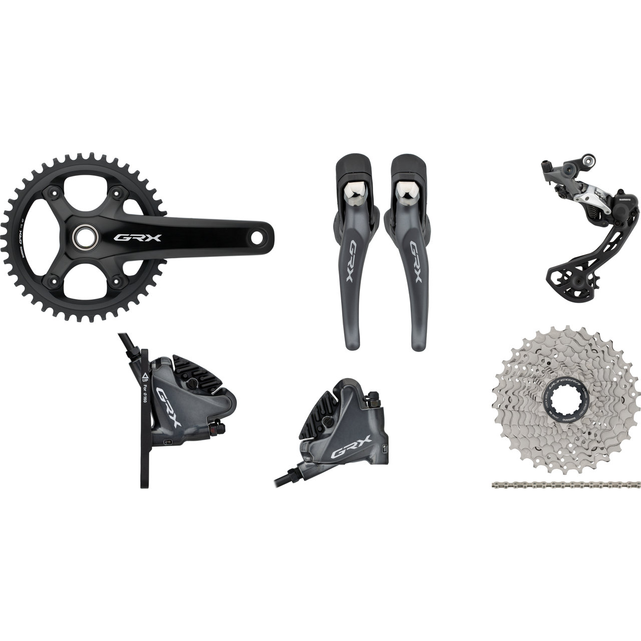 Shimano GRX RX810 1x11 groupset for gravel bike-components