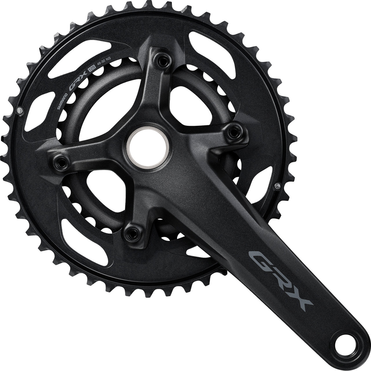 Shimano GRX FC-RX810-2 Hollowtech II 2x12-speed Crankset - bike