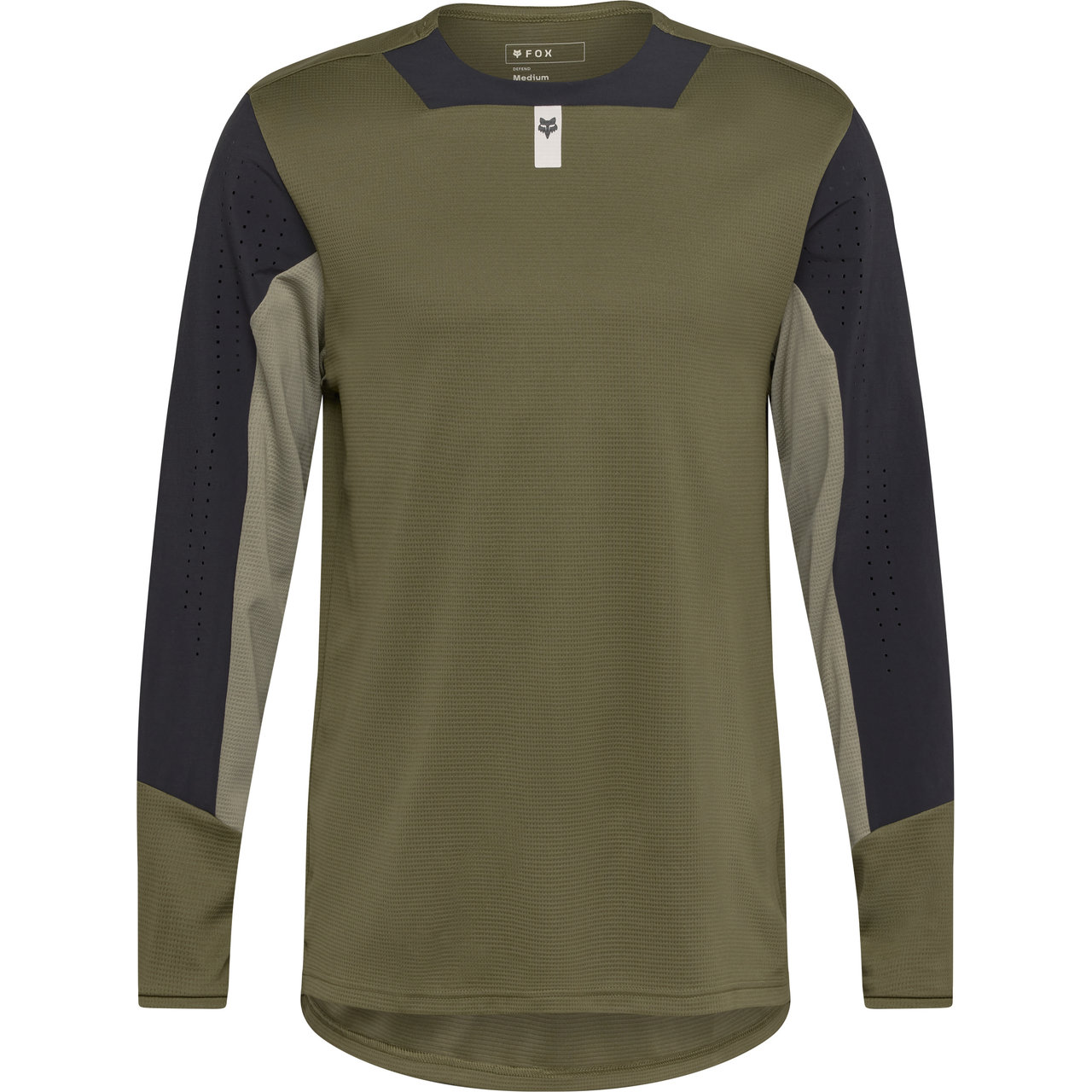 Maillot VTT Fox Defend Head LS – Jersey Manches Longues, Noir, Pour Homme, Descente