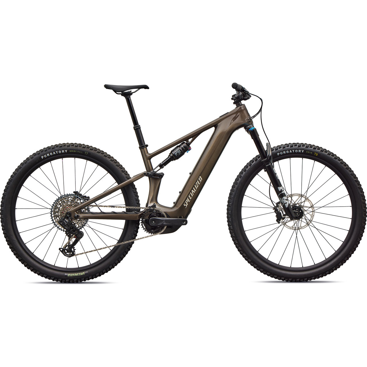 Specialized Turbo Levo R Comp Gloss Gunmetal / White Mountains - 840 Wh - 29 Zoll - Diamant (2026)