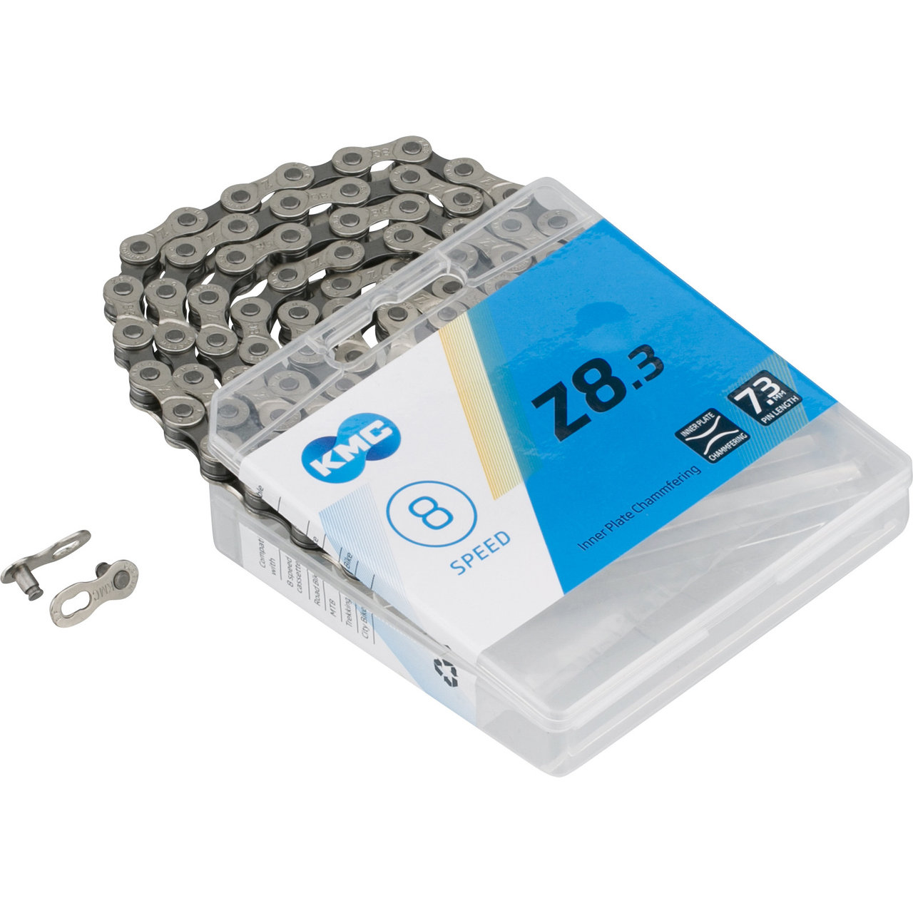 219h Golden KMC EPT Speed Chain, Dark Silver, 114 Link Kmc