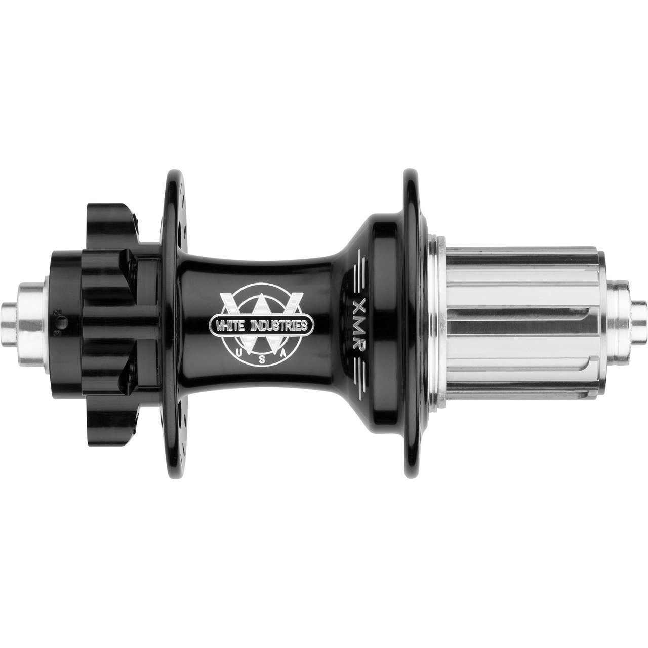 WHITE INDUSTRIES XMR + リアBoost Hub (黒)美品 WHITE INDUSTRIES* XMR disc hub rear (black) - BLUE LUG