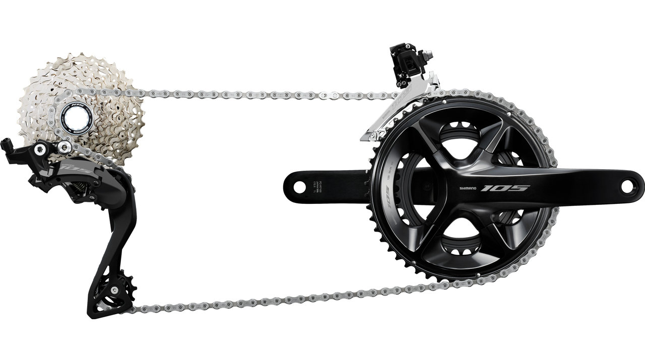 Shimano 105 R7100 2x12 Groupset for Road Bikes bike-components