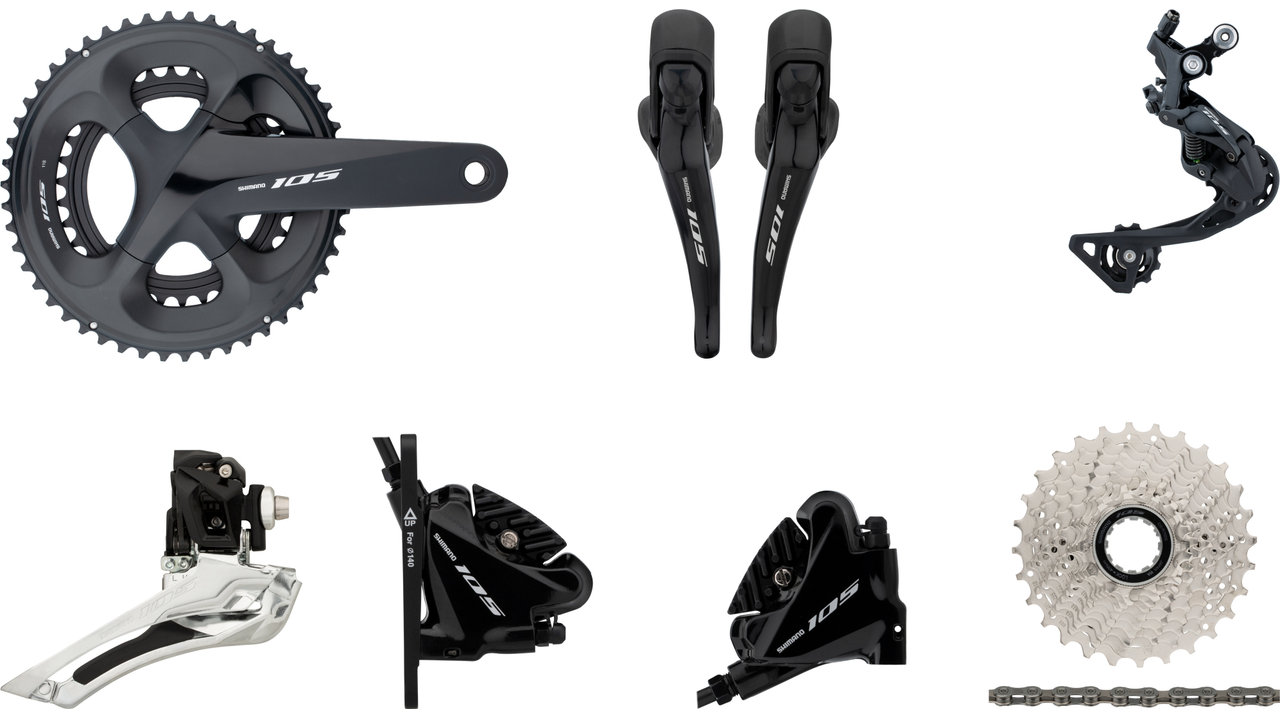 105 Disc Groupset Shimano 105 Groupset Price Usa Shimano 105 R7100