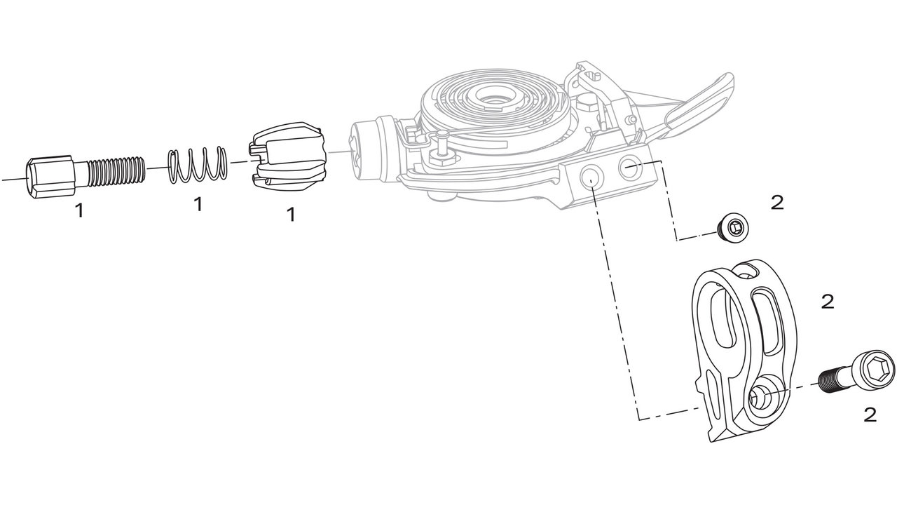 SRAM X9 X7 3x9 Shift Lever Spare Parts 2007 2012 bike components